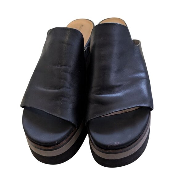 NakedFeet Flow Platform Sandals *READ* - Picture 2 of 12